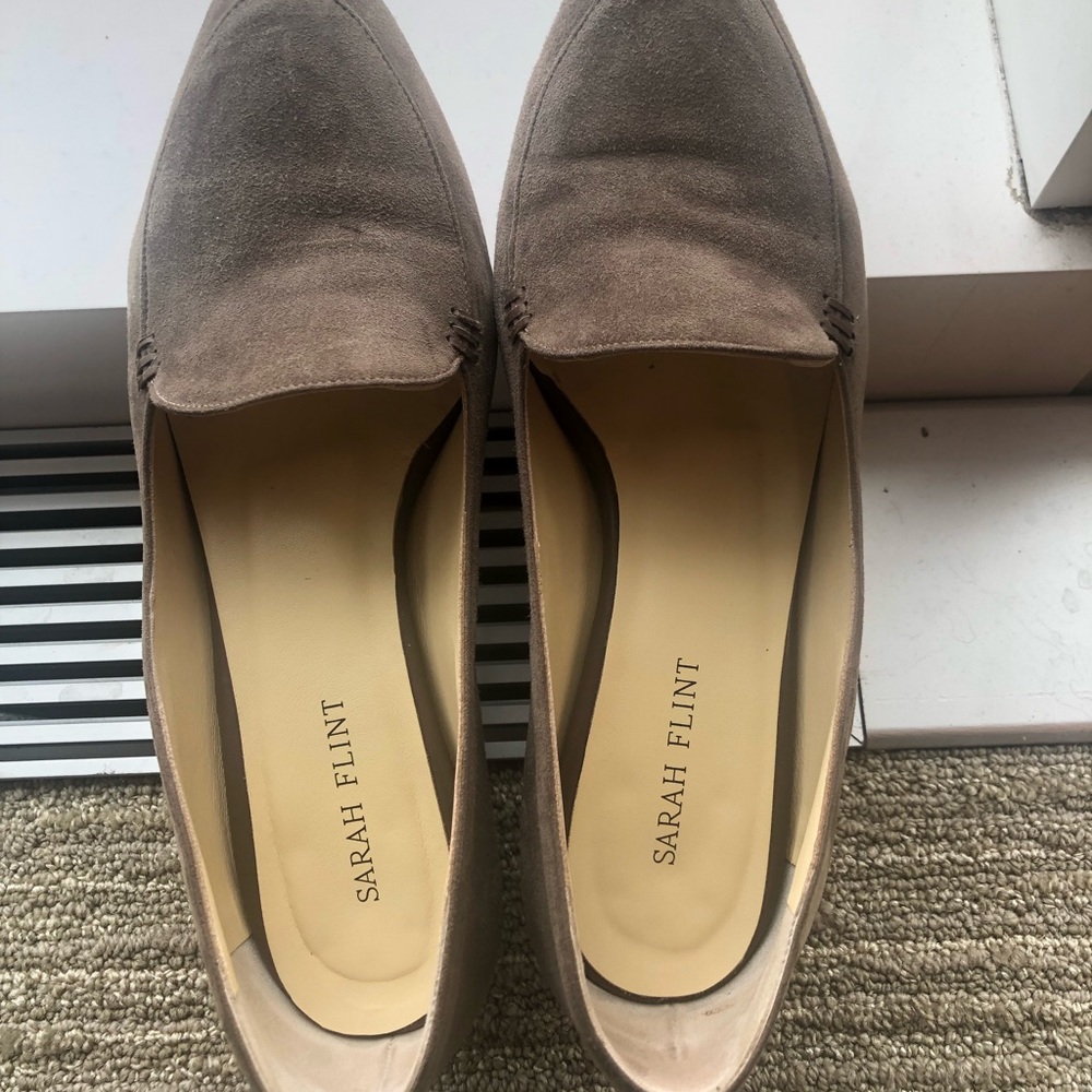PRICE DROP! Sarah Flint Rosie Flat 6.5W Gray suede